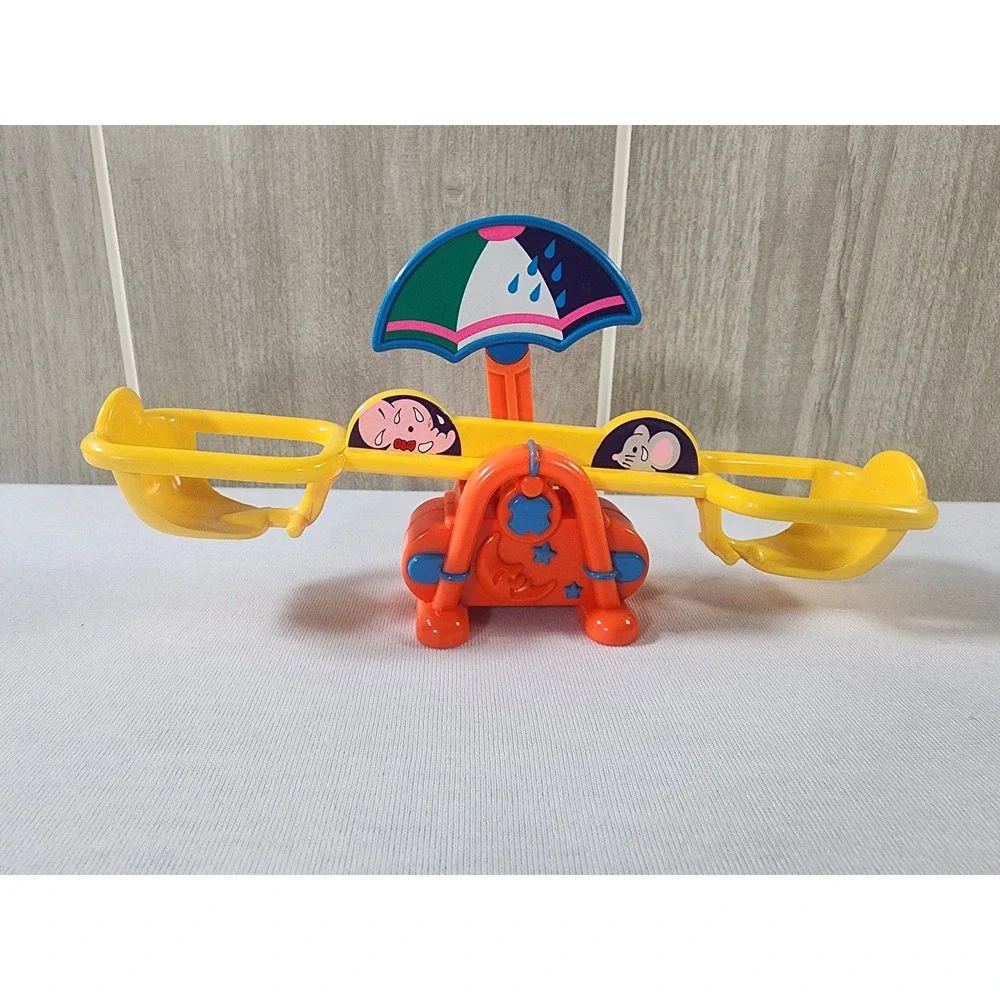 New-Ray Novelty Dollhouse Playground Lot Kids 1991 Vintage 5pc Bench See-Saw
